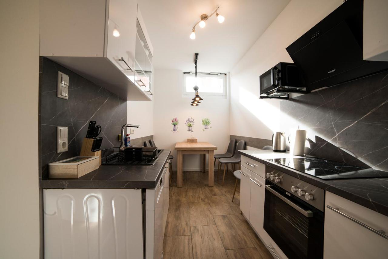 Schoene Ferienwohnung 78M2, 3 Schlafzimmer, 2 Baeder, Zentrumnah, 1Og Erfurt Eksteriør billede